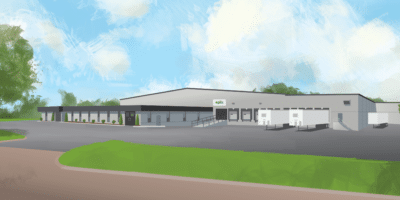 A drawn rendering of Agilix Solutions' new Kansas City facility